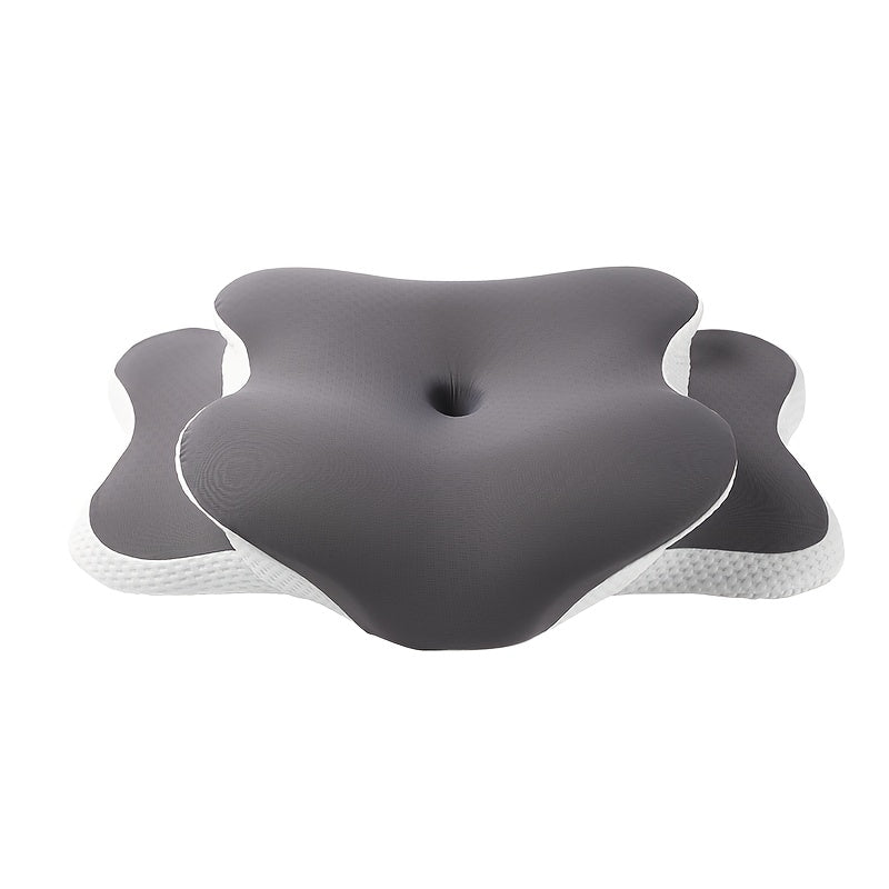 Adjustable Orthopedic Pillow, Ergonomic Design with Cover, Zipper Pillowcase, Soft Support for Back And Stomach Sleepers