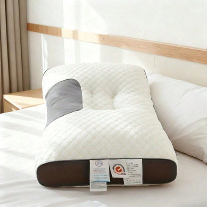 1/2pcs -Grade Cervical & Lumbar Support Pillow for neck - Ergonomic Pillow for lateral/Sleeping Supine Sleepers, Machine-Washable Soft Posture for  (for back & neck)