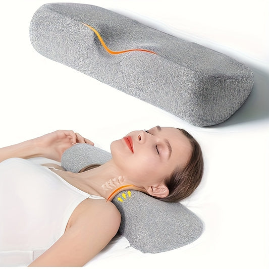 1pc Cervical Neck Pillow for Posture & - Pillow with C-Shaped Curve, Spinal Aid, -Snoring Sleep Aid, Neck & Back for Side/Back Sleepers, &
