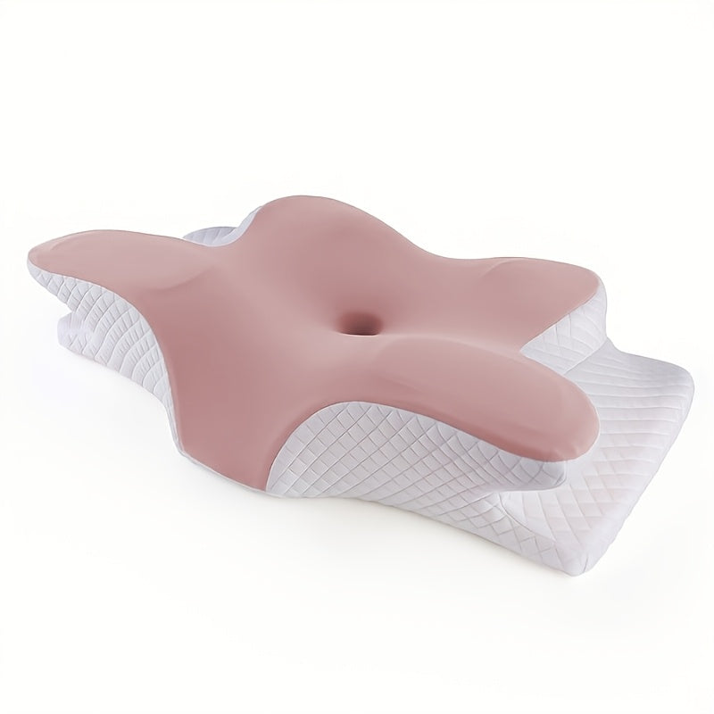 Ergonomic Butterfly Pillow | Soft Comfort Slow-Rebound, Cervical Support, Polyester, All-Season Use