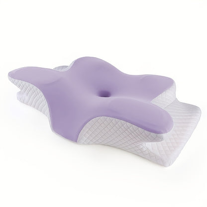Ergonomic Butterfly Pillow | Soft Comfort Slow-Rebound, Cervical Support, Polyester, All-Season Use