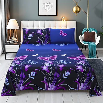 1pc Flat Bed Sheet, Fits Hair and Skin Perfectly for Comfortable Sleep, Suitable for Bedroom, Living Room, and Dormitory Bedding
