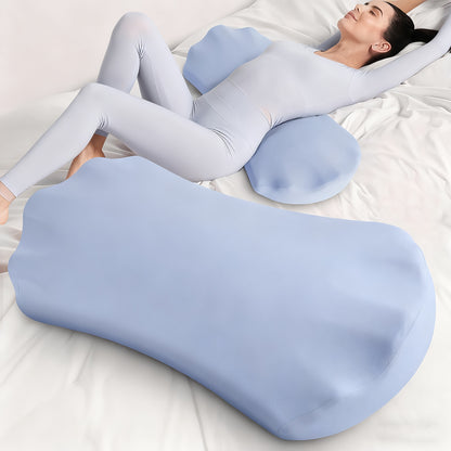 Adjustable Lumbar Pillow for Bed, Fills the Gap in the Waist, for Back & Side Sleepers