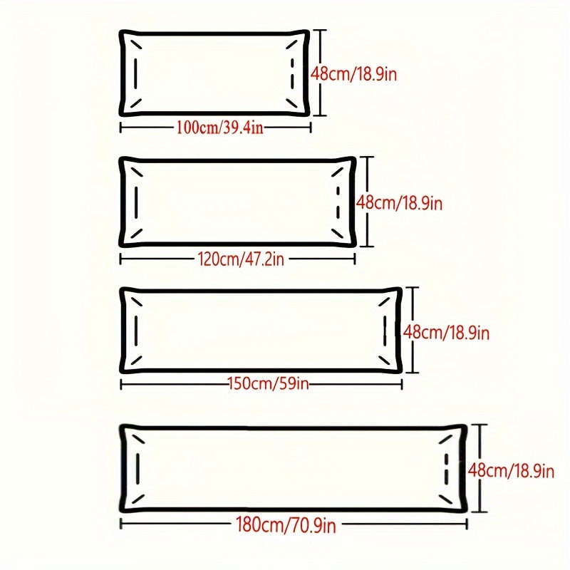 [Soft Quilted Pillow] A High-Quality, Soft, Elongated Quilted Pillow for Comfortable Sleep, Suitable for Bedrooms And Hotels. This Versatile Long Pillow Aids in Sleep, Protects The Neck, And Is Fluffy. It Features Moisture-Wicking, Skin-Friendly