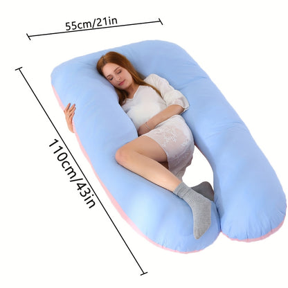 Pregnancy Pillow J Shaped Full Body Pillow with Velvet Cover, 60 Inches Maternity Pillow for Pregnant Women Back, Legs And Belly Support, As Halloween, Chrismas Gift