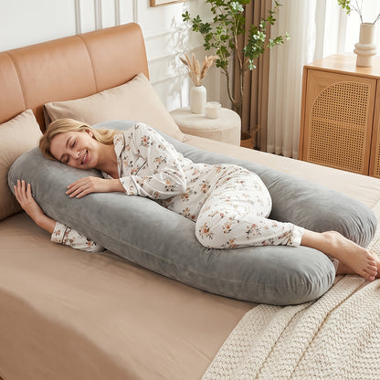 New Popular U-shaped Pregnant Woman Pillow Waist Protection Pillow Core Side Sleeping Pillow Detachable Washable Nursing Pillow