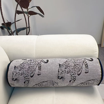 [Chenille Core Throw Pillow] 1pc Chenille Core Throw Pillow Sofa Pillow Long Backrest Pillow Bed Lumbar Pillow for Living Room, Bedroom, Sofa, Etc