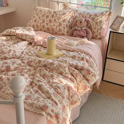 [Soft Summer Thin Quilt] 1pc of Soft Summer Thin Quilt, Sweet Princess Style Summer Cool Blanket - Lightweight And Breathable, Machine Washable, Perfect for Summer, Suitable for a Thin Quilt in All Seasons, Ideal for Bedrooms, Guest Rooms, And Sofas
