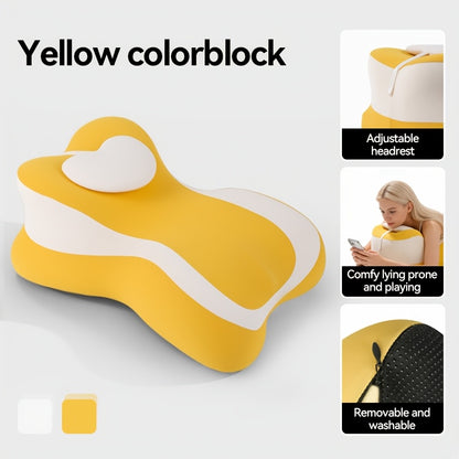 Multifunctional Pillow, Adult Pillow, Adaptive Pillow, Memory Foam Ergonomic Pillow, Cervical Pillow, Body Pillow, Prone Pillow For Sleeping, Neck Support Pillow Acid Reflux & Sitting Up, Ideal For Massage, With Removable Cover, Perfect Gift.