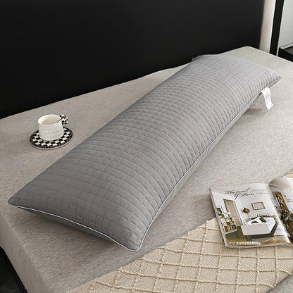 Queen/King Size Body Pillow - Extended Length Cervical Support Pillow for Back, Neck Lower Back, Pregnancy, - Hypoallergenic, Machine Washable, Compressible Bed Pillow for Adults, Couples