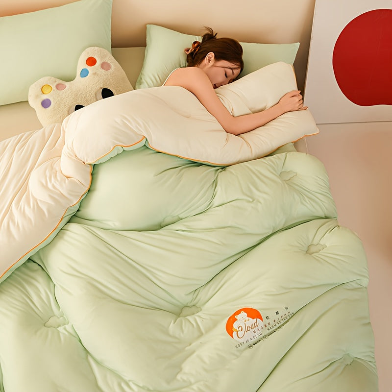 This Ultra-Soft And Fluffy Warm Quilt for Autumn And Winter Features a Cute Cat Pattern. It'S Beneficial for Sleep And Filled with Ultra-Fine Microfiber, Suitable for Bedrooms, Guest Rooms, Dormitories, And Outdoor Camping