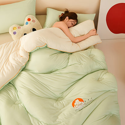 This Ultra-Soft And Fluffy Warm Quilt for Autumn And Winter Features a Cute Cat Pattern. It'S Beneficial for Sleep And Filled with Ultra-Fine Microfiber, Suitable for Bedrooms, Guest Rooms, Dormitories, And Outdoor Camping