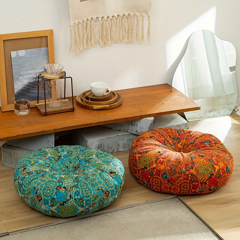 [Style Cushion] 1pc Bohemian Vintage Thickened Cushion | Round Square Comfortable Home Pillow