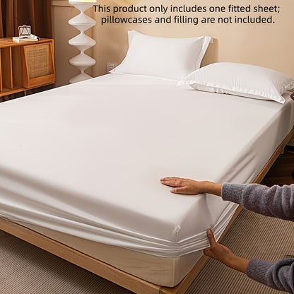 A Soft and Breathable Fitted Sheet, Ultra-fine Fiber Bed-dark Blue,, Machine Washing, Comfortable Bed Supplies Throughout the Season, Comfortable Solid Color Design