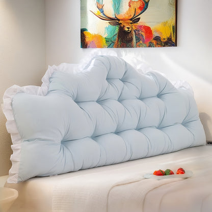 1pc Ins Cushion | Soft Bedside Pillow | Cute Anti-Collision Backrest Pillow | Comfortable Large Backrest | Headboard Soft Cushion with Straps | Home Decor for Bedroom | Suitable for Sofa, Bed, Tatami, And Various Bed Sizes (Queen, King, Twin