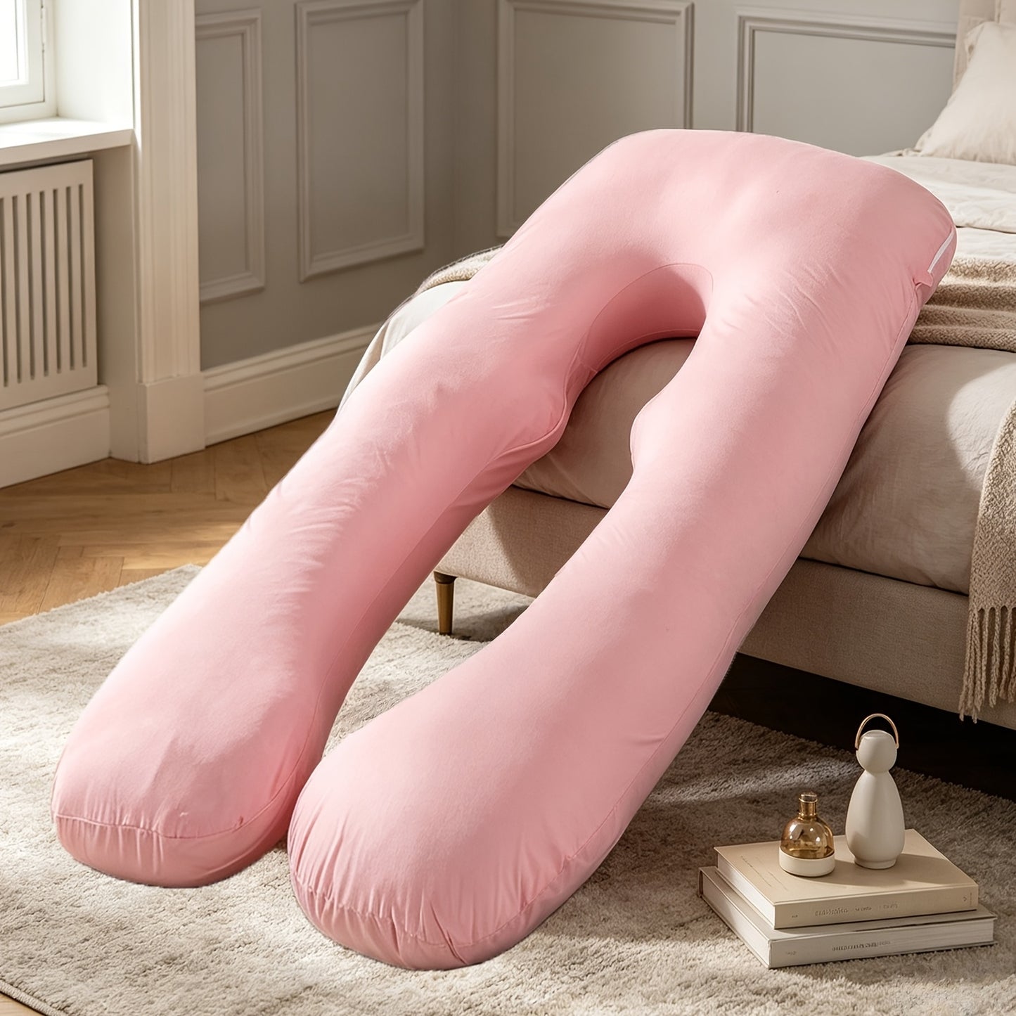 New Popular U-shaped Pregnant Woman Pillow Waist Protection Pillow Core Side Sleeping Pillow Detachable Washable Nursing Pillow