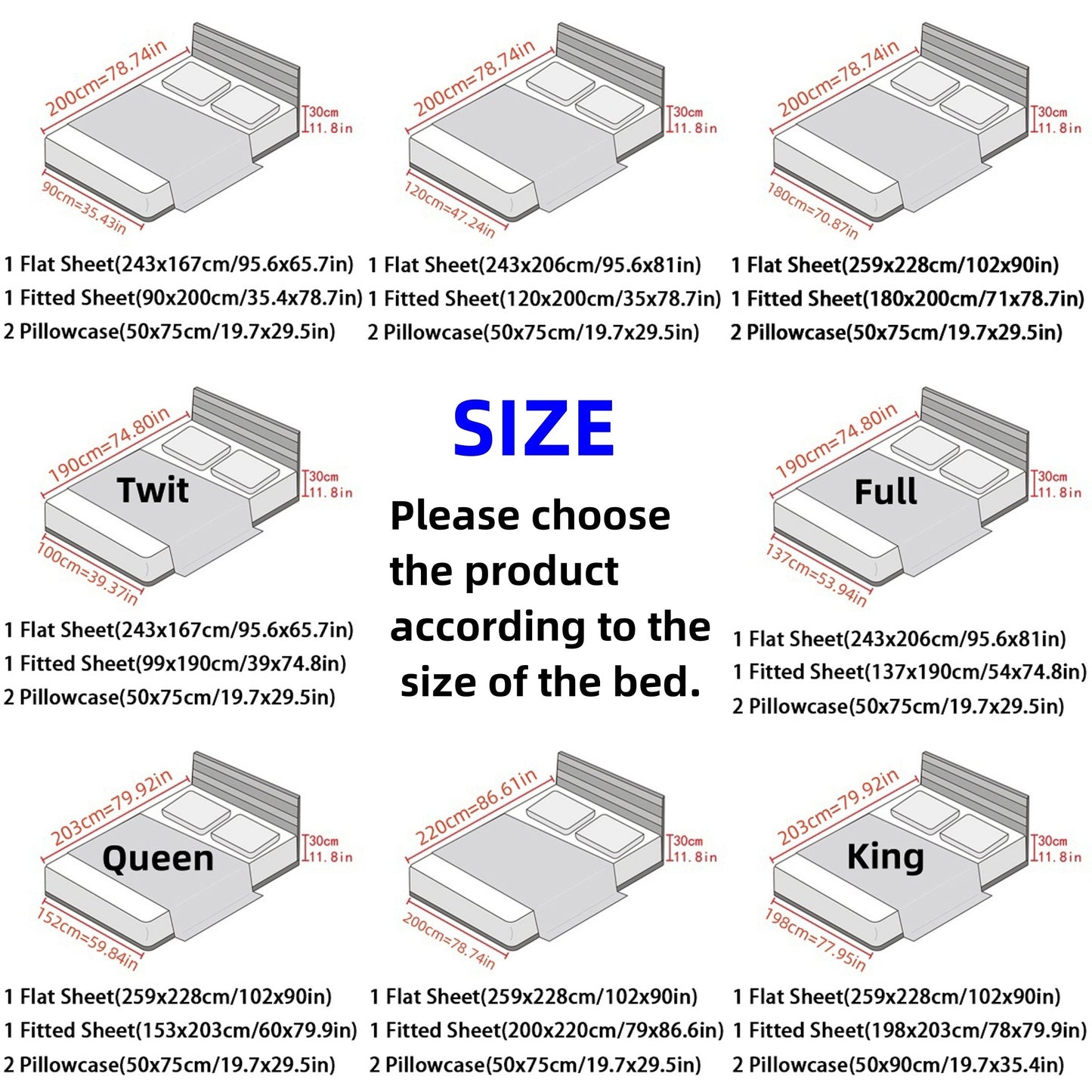 4pcs 100% Polyester 80G Satin Fitted Sheet Set [1 Fitted Sheet + 1 Flat Sheet + 2 Pillowcases (Without Inserts)] Soft Fabric Bedroom All-Season Versatile Style No Shrinkage No Pilling Machine Washable Light Luxury High-End Fitted Sheet Student Dormi