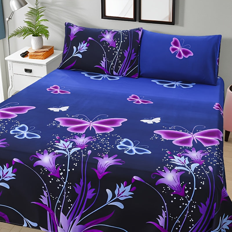 1pc Flat Bed Sheet, Fits Hair and Skin Perfectly for Comfortable Sleep, Suitable for Bedroom, Living Room, and Dormitory Bedding