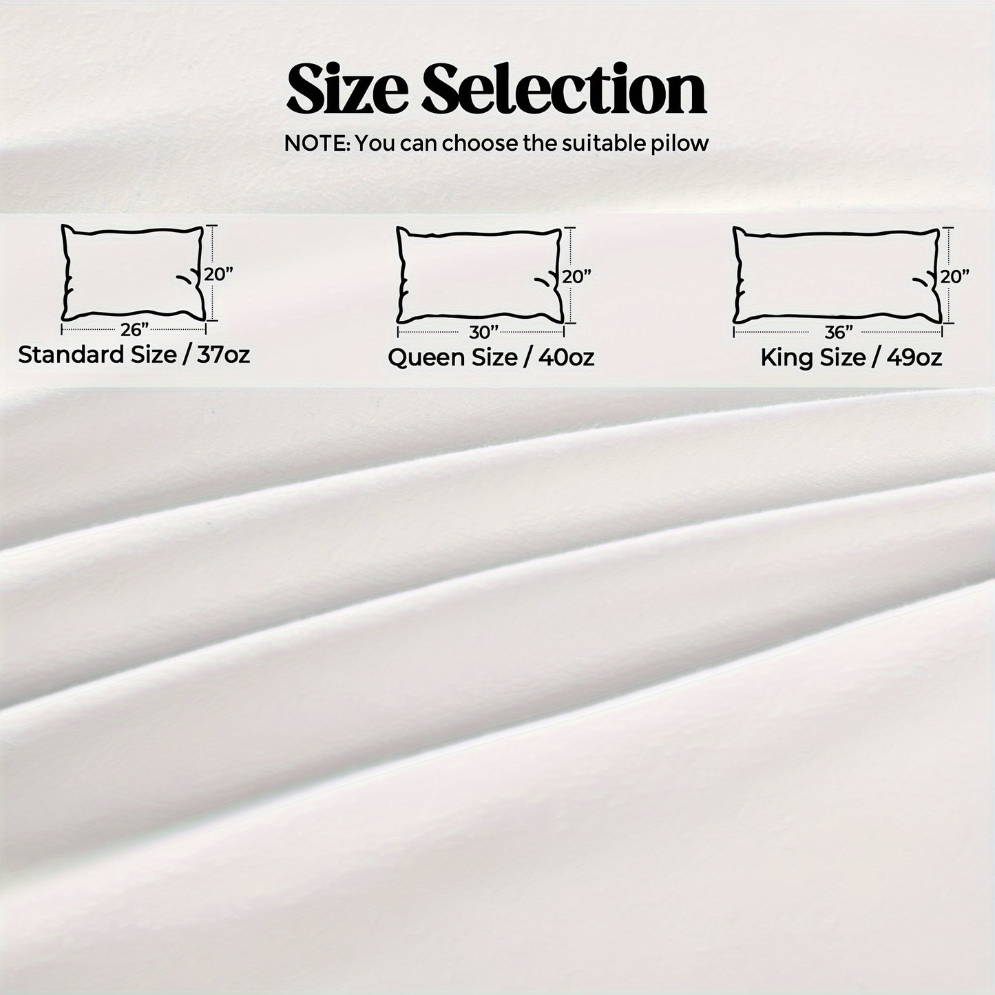 Goose Feathers And Down Pillow For Sleeping Gusseted Bed Hotel Collection Pillows, Set Of 2