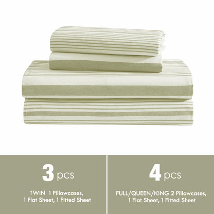 Ultra Soft Machine Washable Luxury Bed Sheet Set - ClevaHome 3/4/6pcs Cooling Queen Sheet Set Deep Pocket - Shrinkage & Fade Resistant Embroidered For Daily Use, Dorms, Guest Rooms, Graduation [Black Friday Cyber Monday Christmas Gift]