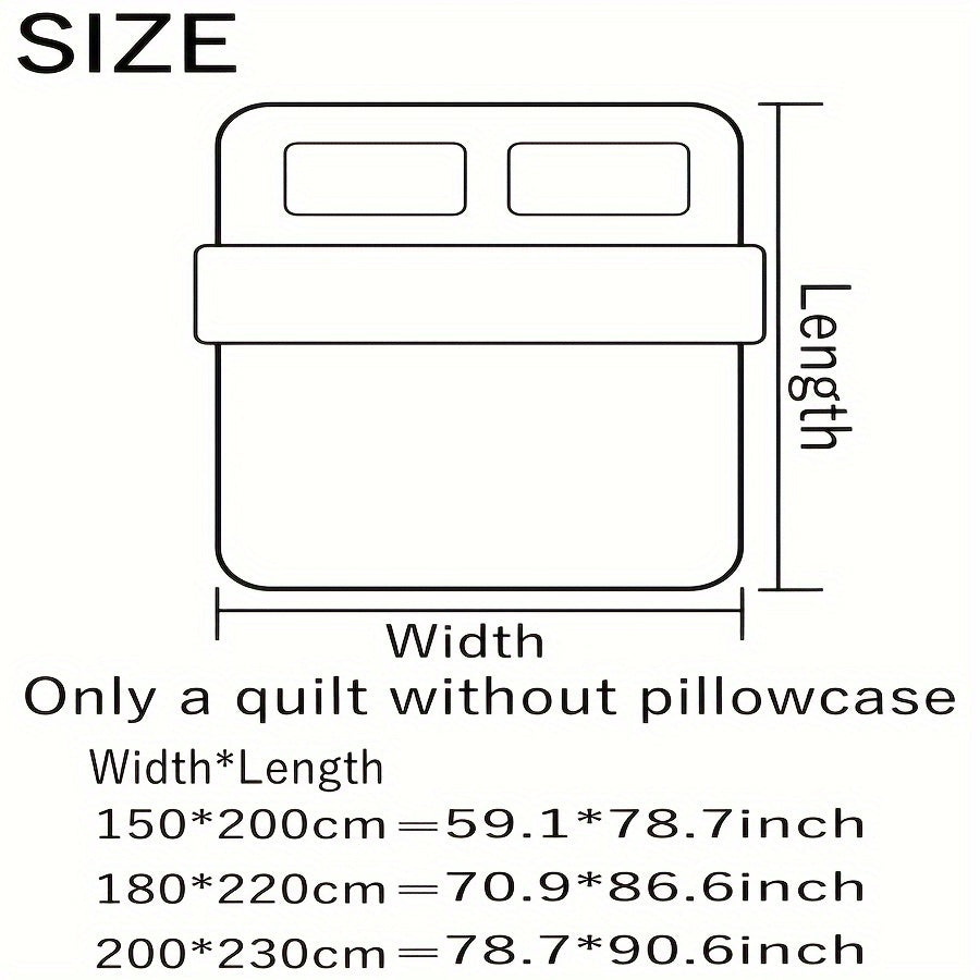 1pc Luxury Soft Summer Cool Quilt, Ultra-Soft Summer Cooling Blanket, Breathable Skin-Friendly Thin Bedding for All Seasons, Machine Washable, Ideal for Single/Double Beds, Hotel-Level Elegance for Bedroom, Guest Room, Office, Couch, And Travel