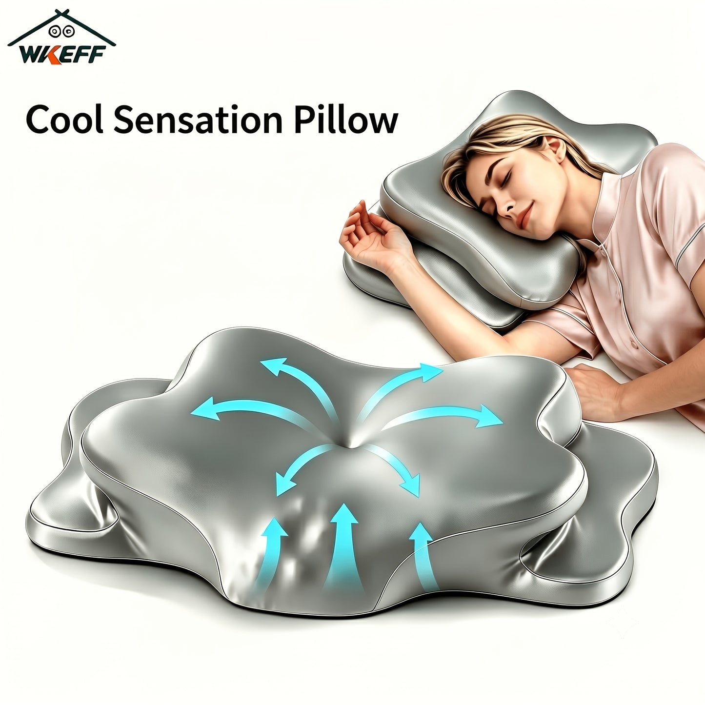 Cervical Pillow, Cervical Neck Pillow, Butterfly Pillow, Cooling Cervical Pillow, Memory Foam Pillow, Pillow, Side And Back Sleeper Pillow, Ergonomic Neck Pillow for Sleeping, Slow Rebound Relaxation Pillow for Back & Side Sleepers, Bed Pillow