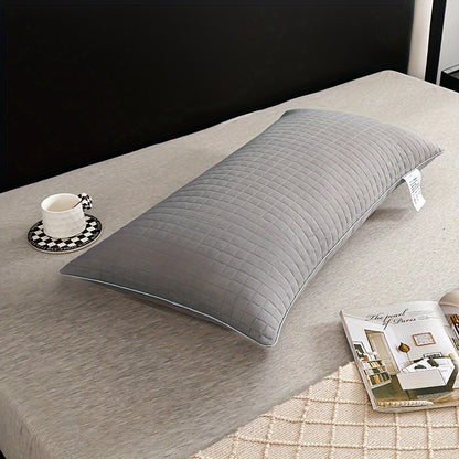 Queen/King Size Body Pillow - Extended Length Cervical Support Pillow for Back, Neck Lower Back, Pregnancy, - Hypoallergenic, Machine Washable, Compressible Bed Pillow for Adults, Couples
