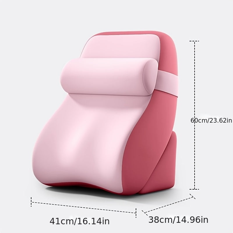 Adjustable Backrest Support Pillow for Sitting or Leaning, Ergonomic Cushion for Reading, Resting and Relaxing at Home, Soft Neck & Lower Back Support, Multi-Angle Design for Comfortable Lounge Seating