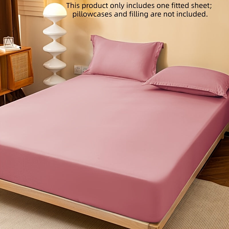 A Soft and Breathable Fitted Sheet, Ultra-fine Fiber Bed-dark Blue,, Machine Washing, Comfortable Bed Supplies Throughout the Season, Comfortable Solid Color Design