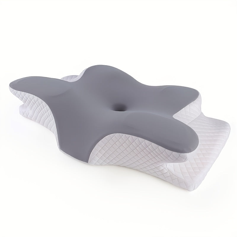 Ergonomic Butterfly Pillow | Soft Comfort Slow-Rebound, Cervical Support, Polyester, All-Season Use