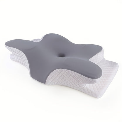 Ergonomic Butterfly Pillow | Soft Comfort Slow-Rebound, Cervical Support, Polyester, All-Season Use