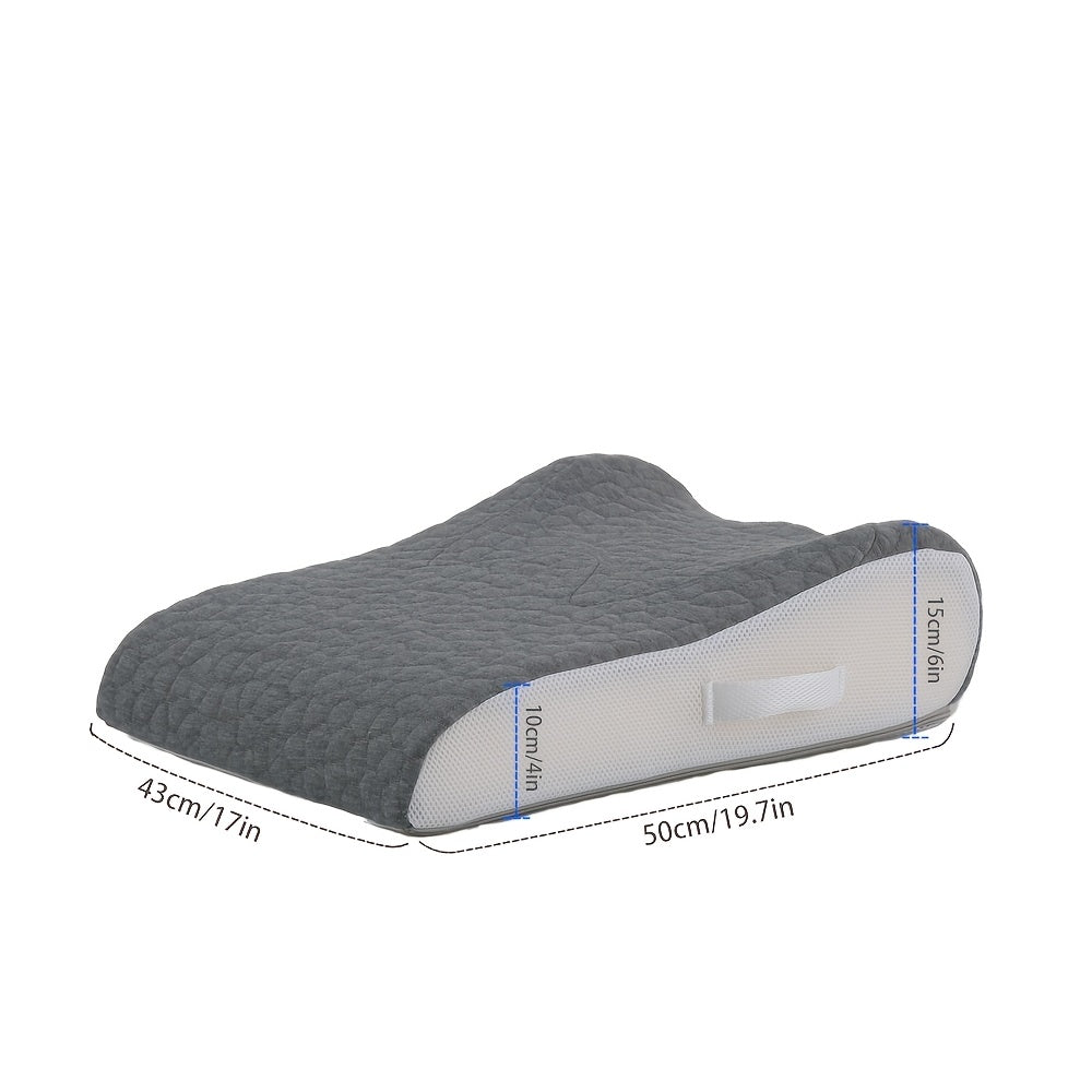 Leg Elevation Pillow with Soft, Knee Pillow Leg Pillow Wedge Pillow Wedge Pillow for Reading, Rest, Surgery, Relieves Back, Hip, Knee And Improves Blood Circulation