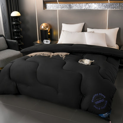 Luxury High-End Hotel Style Quilt - Ultra-Soft and Comfortable, Thickened for All Seasons, Fabric Band Embossed Design, the Perfect Gift Choice for Hotel Bedrooms