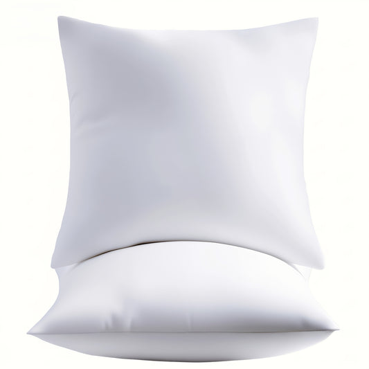 Throw Pillows Insert (Pack of 2, White) - 16 X16/18 X 18/20 X 20/22 X22 Inches Bed and Couch Pillows - Indoor Decorative Pillow