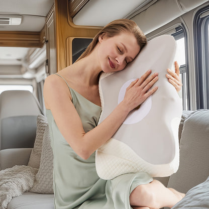 Cervical Neck Pillow, Ergonomic Contour Neck Pillows, Memory Foam Orthopedic Bed Pillow For Side Back Stomach Sleeper, Neck Pillow With Cooling Pillowcase