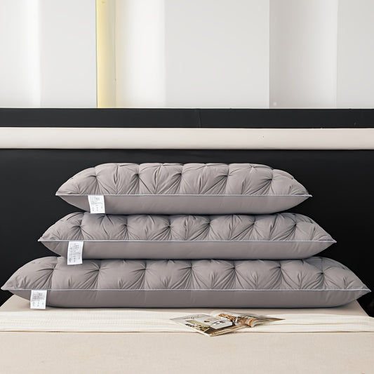 1 Premium Soft Comfortable Extra Long Pillow Core Long Pillow Best Body Pillow High Quality Twist Bread Pillow Hotel Home Single Double High Pillow Bedding for Sleep Neck Protection Fluffy Rebound Pillow Moisture Wicking