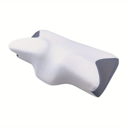 1pc Cervical Neck Pillow Pillow for Sleeping,  Neck Support Pillow for Side, Back and Stomach Sleepers with Breathable Pillowcase.
