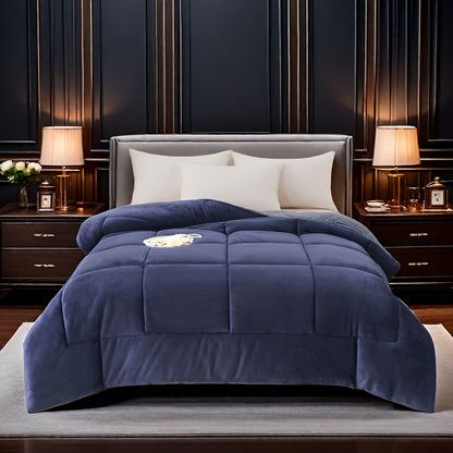 Of Milk Velvet Thick Blanket, Lamb Velvet Winter Quilt, Double-Sided Plush Warm Comforter, Soft, Breathable, And Comfortable, Specially Designed for Hotel And Home Bedrooms