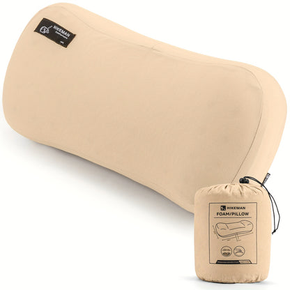 Outdoor Camping Pillow, Portable Travel Pillow, Memory Foam Camping Pillow, Suitable for All Seasons, Ideal for Camping, Outdoor Tents, and Napping