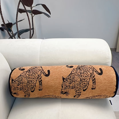 [Chenille Core Throw Pillow] 1pc Chenille Core Throw Pillow Sofa Pillow Long Backrest Pillow Bed Lumbar Pillow for Living Room, Bedroom, Sofa, Etc