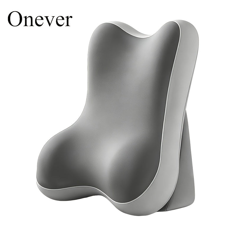 Reading Pillow for Sitting Up in Bed, Ergonomic Back Support Pillow with Memory Foam Lumbar Support, Adjustable 2-Piece Split Design Bed Rest Cushion, Non-Slip Comfortable Backrest for Watching TV, Gaming, Working, Nursing