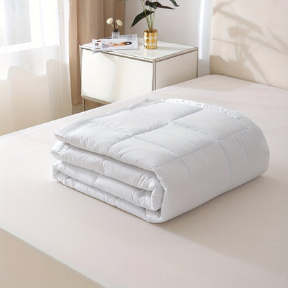 1 Ultra-Soft All-Season Quilt, Premium Fiber Filling, Lightweight Summer Blanket, Soft & Breathable, Machine Washable, Wrinkle-Free, Fade-Resistant, Shrink-Proof (No Pillowcase or Pillow Insert)