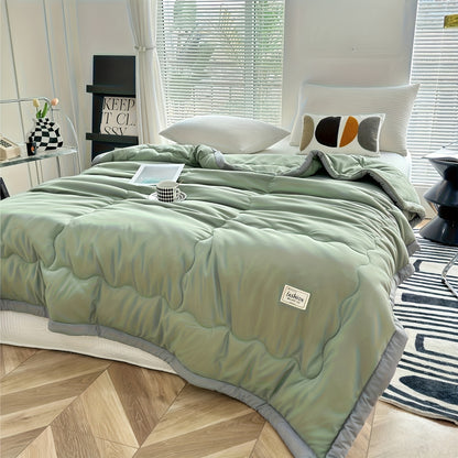Ultra-Soft Summer Cool Thin Quilt - Lightweight, Breathable, Skin-Friendly, Made of 100% Polyester, Machine Washable, Soft And Breathable, Comfortable for All Seasons, Multifunctional Use