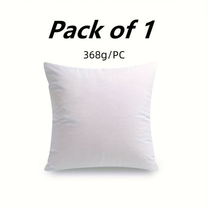 Pillow, 100% Cotton Throw Pillow Inserts, Premium Square Indoor Pillow Forms, Soft Couch & Bed Cushion Stuffer For Living Room, Bedroom, Home Decor, Suitable For Direct Use As A Pillow