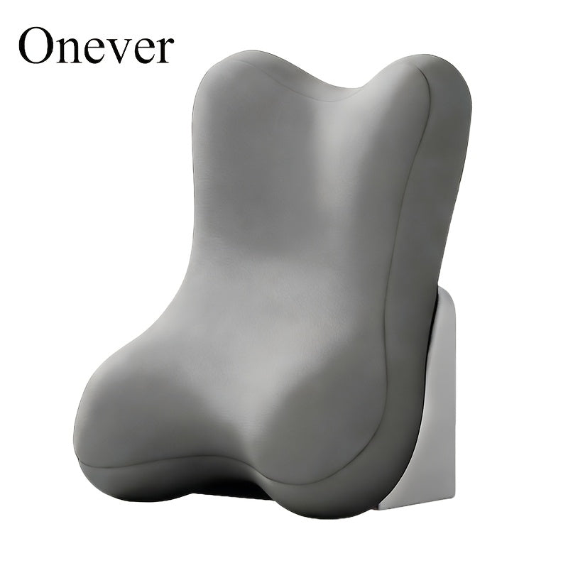 Reading Pillow for Sitting Up in Bed, Ergonomic Back Support Pillow with Memory Foam Lumbar Support, Adjustable 2-Piece Split Design Bed Rest Cushion, Non-Slip Comfortable Backrest for Watching TV, Gaming, Working, Nursing