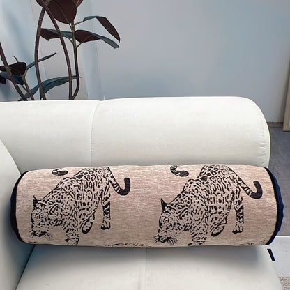 [Chenille Core Throw Pillow] 1pc Chenille Core Throw Pillow Sofa Pillow Long Backrest Pillow Bed Lumbar Pillow for Living Room, Bedroom, Sofa, Etc