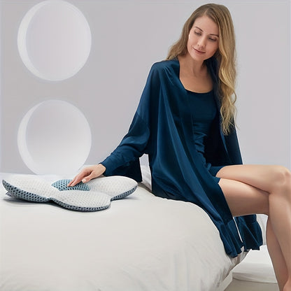 1pc Memory Foam Lumbar Support Pillow for Lower Back Pain and Pain - Ideal for Maternity, Car, and Home Use