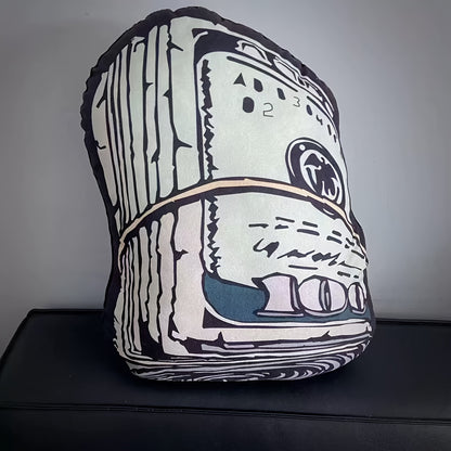 1 US Dollar Pillow Simulation Creative US Dollar Pillow Cushion Short Plush, Suitable for Office Chairs, Sofas, And Beds, Personalized Decorations, Bright Coin Pattern Lumbar Pad, Machine Washable, Decorative Sofa And Bed Additions