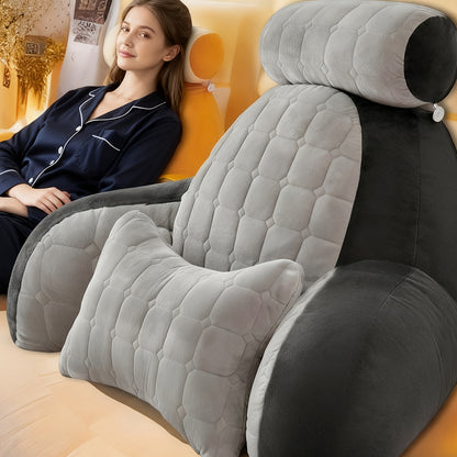 Large Single Reading Pillow Bed Sofa Cushion, 33.46inch Wide and 23.62inch High, Plush Polyester Filling, Zipper Closure, Hand Wash Only, All-Season Comfort, Casual Style, Back Sleeper Support, Fantasy Theme, Home Decor, Cozy Home, Home Decorators