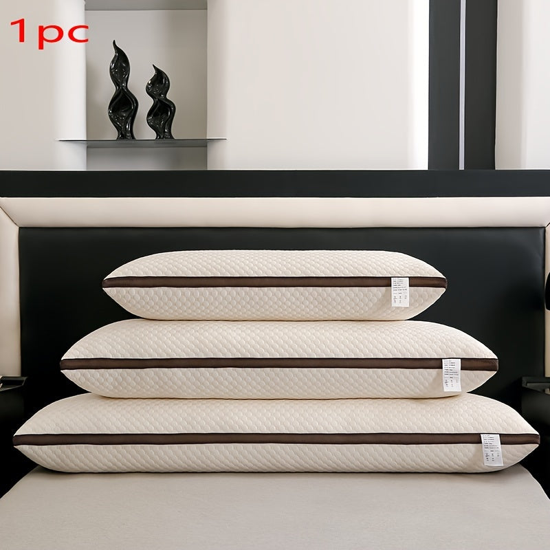Premium Soft Bubble 3D Massage Long Pillow Core Pillow, Bedroom Bedding Comfortable Sleeping Long Pillow, Hotel Double High Pillow 1pc for Sleep Neck Protection Slow Rebound Long Pillow, Body Pillow Back Abdomen Side Sleeping Pillow
